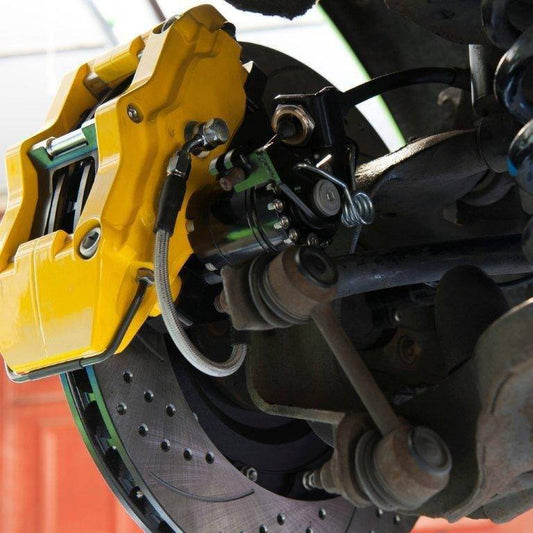 Handbrake line lock system