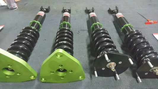 Audi A8 D3 air suspension coilover swap