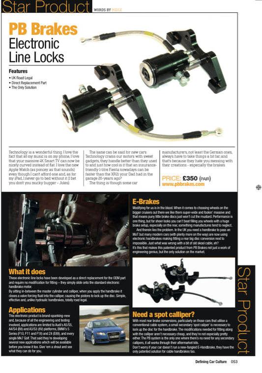 Fast Car / Audi Tuner - Line locks review