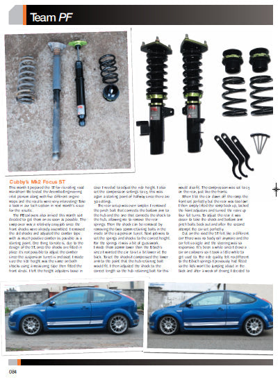 Performance Ford Magazine - PB Coilovers Review